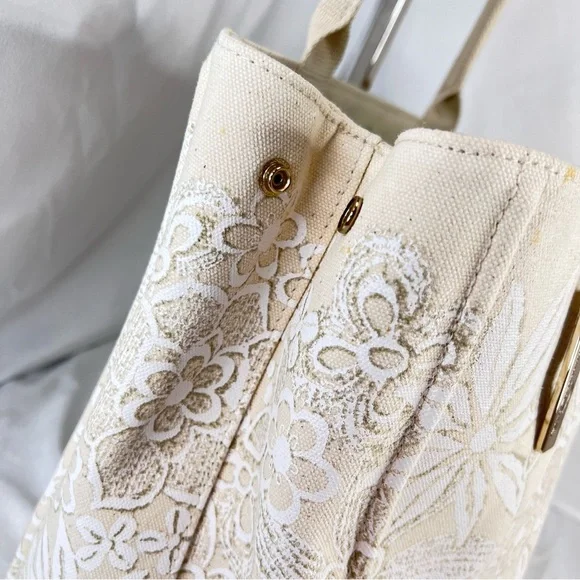 Oscar De La Renta Floral CanvasTote for Neiman Marcus/Target - Picture 6 of 12